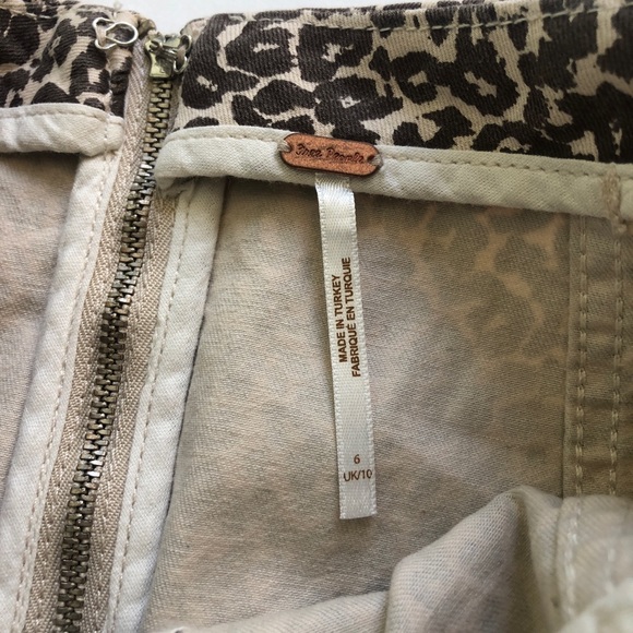 FP CHEETAH SKIRT WORN ONCE - Picture 5 of 7